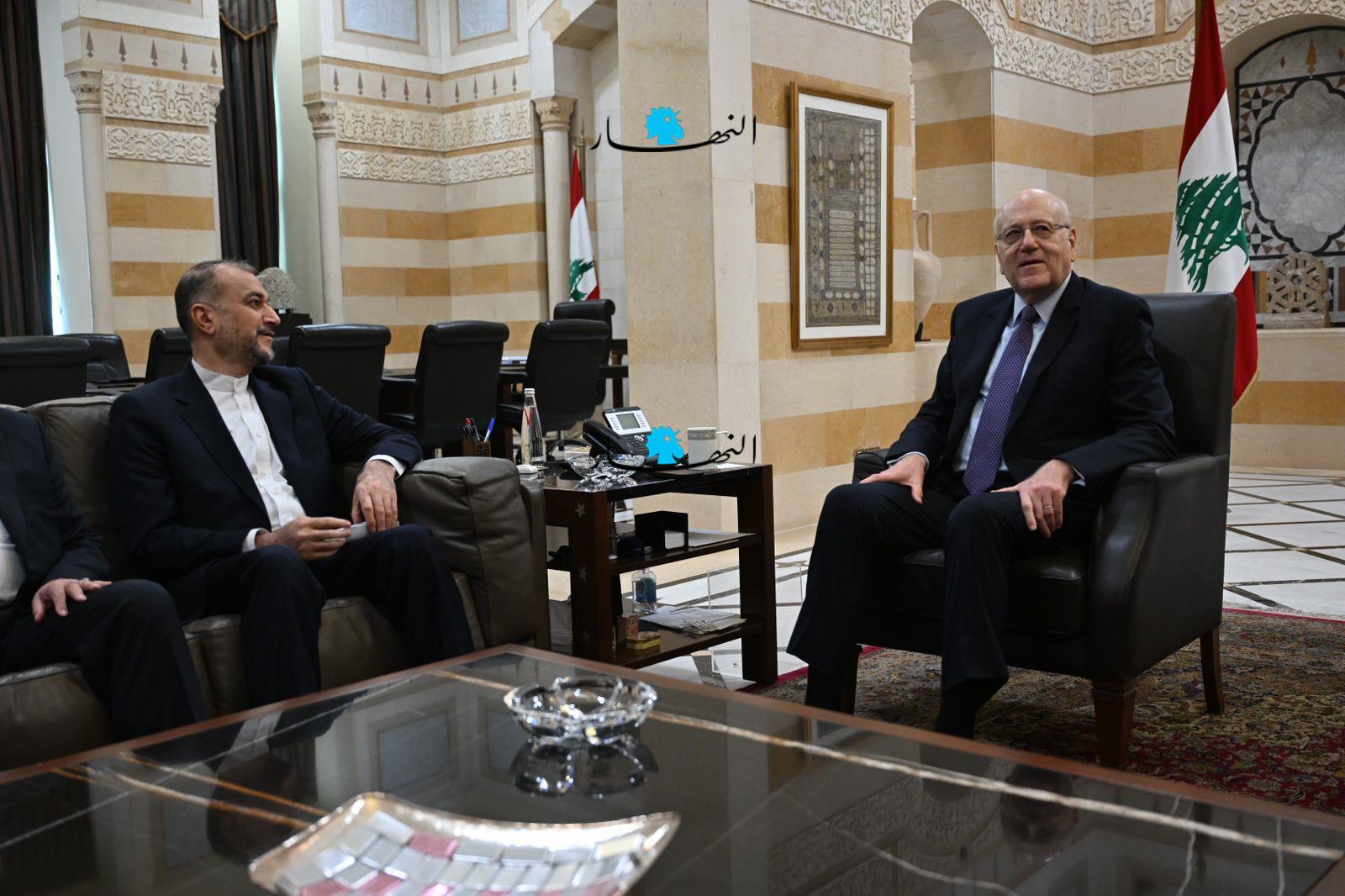 بالصور- جولات عبداللهيان الديبلوماسية في بيروت بعدسة النهار 